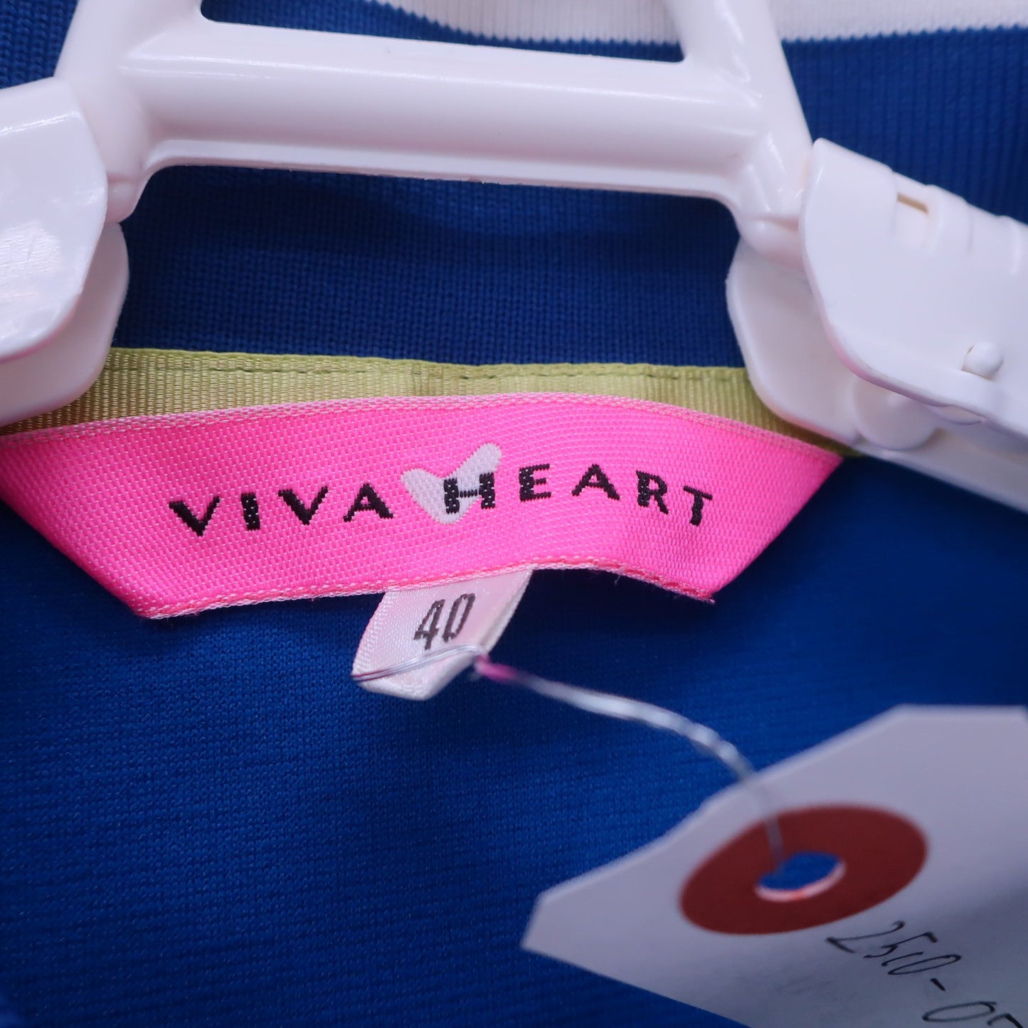 VIVA HEART(ビバハート) ポロシャツ 青系 レディース 40 B
