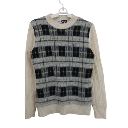 Black & White(ブラック&ホワイト) セーター 白黒チェック レディース 1 A