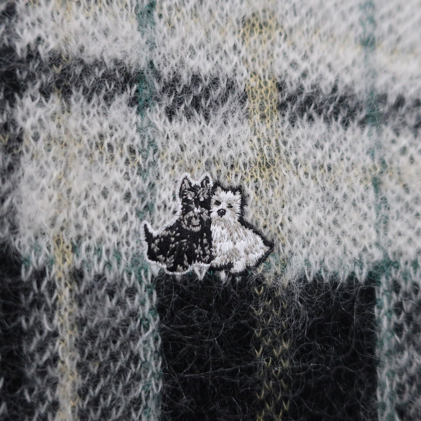 Black & White(ブラック&ホワイト) セーター 白黒チェック レディース 1 A