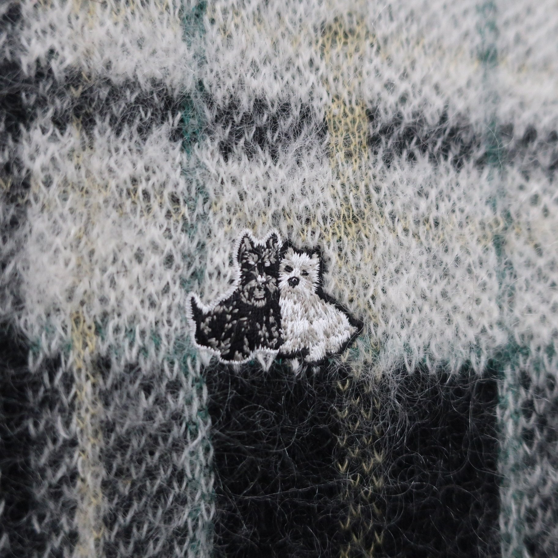 Black & White(ブラック&ホワイト) セーター 白黒チェック レディース 1 A