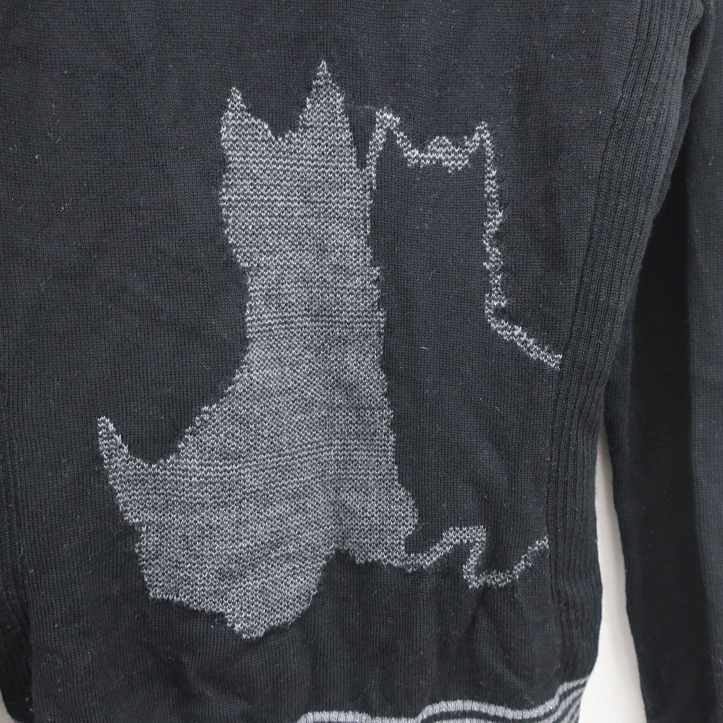 Black & White(ブラック&ホワイト) セーター 黒 レディース 1 A