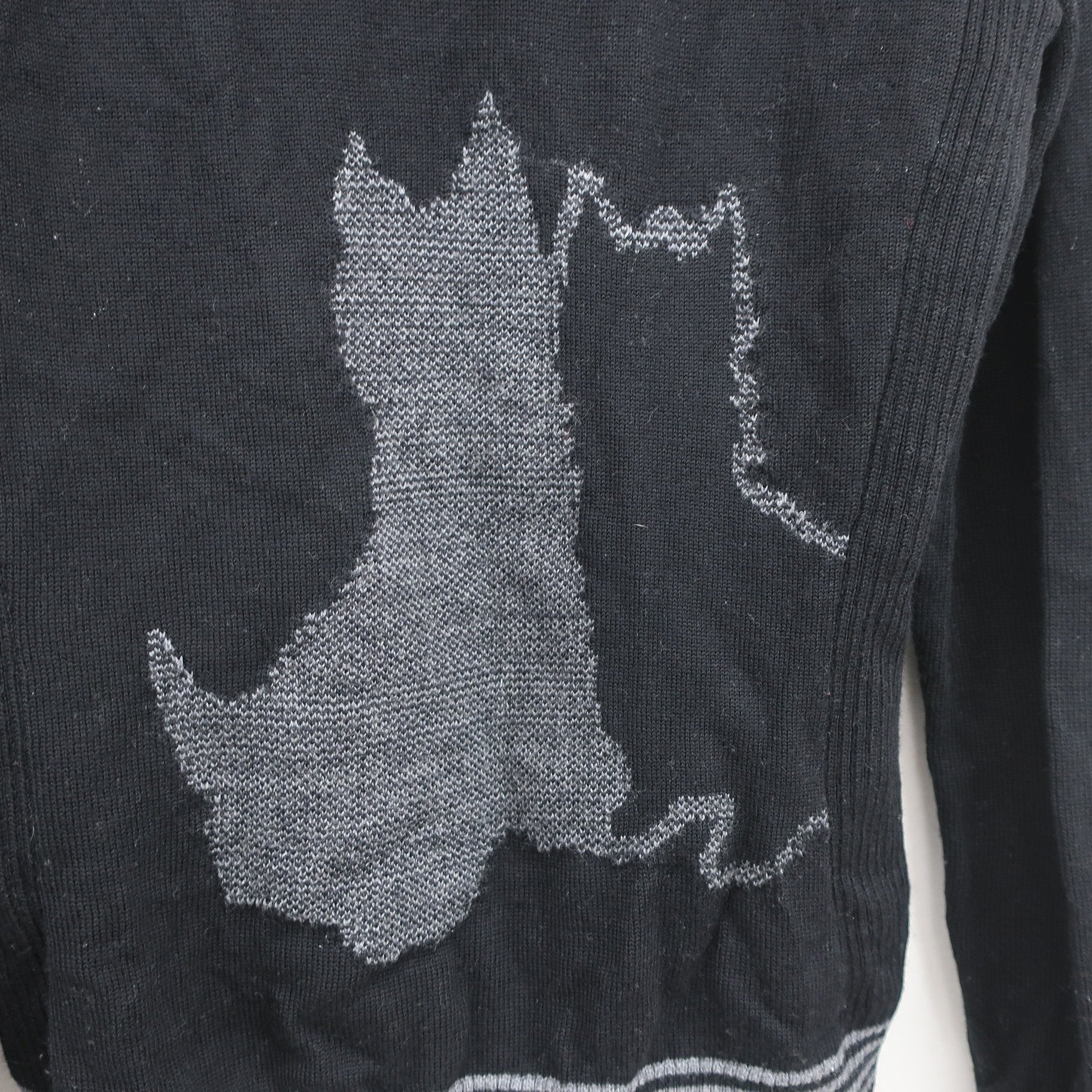 Black & White(ブラック&ホワイト) セーター 黒 レディース 1 A