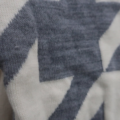 Black & White(ブラック&ホワイト) セーター 白グレー千鳥柄 レディース 1 B