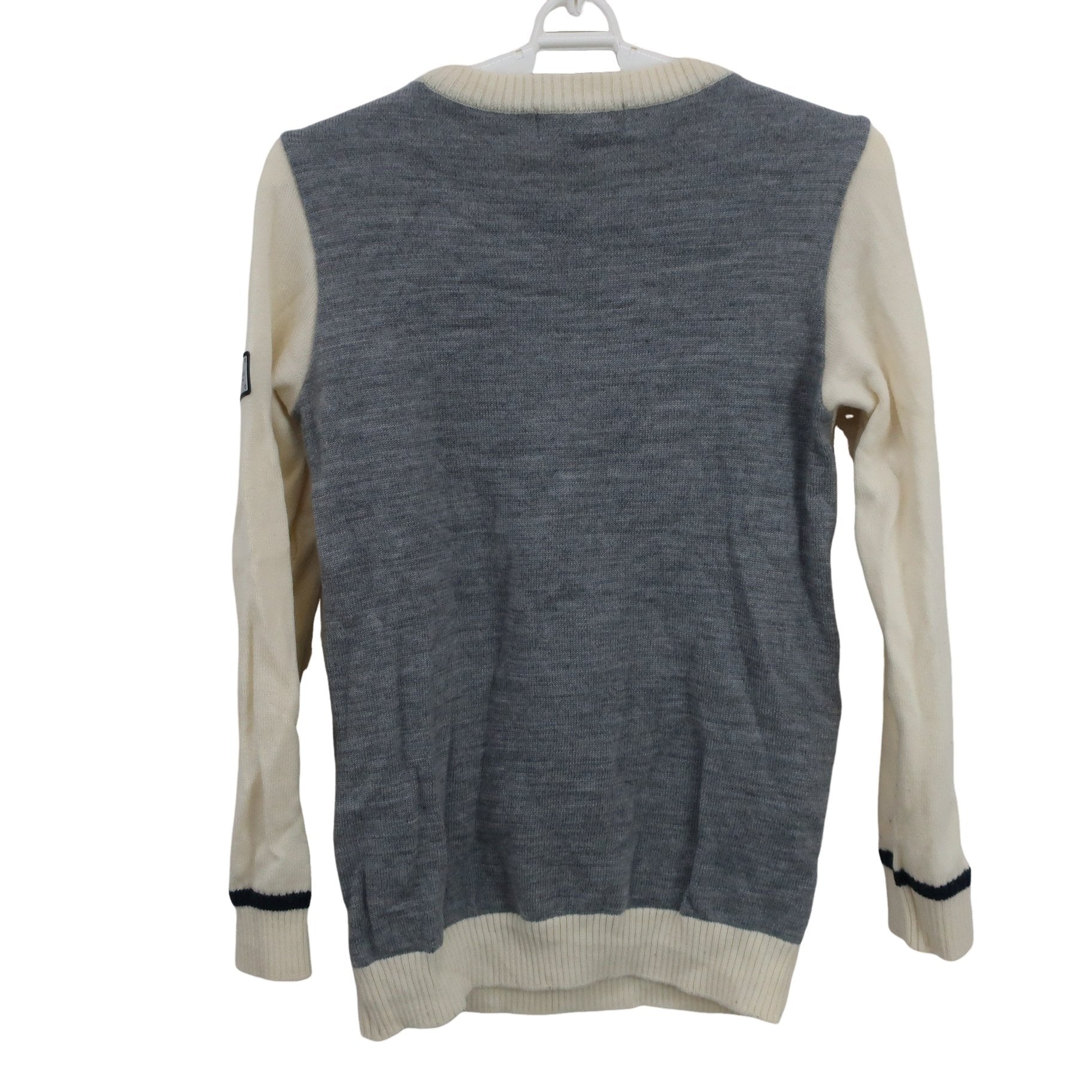 Black & White(ブラック&ホワイト) セーター 白グレー千鳥柄 レディース 1 B