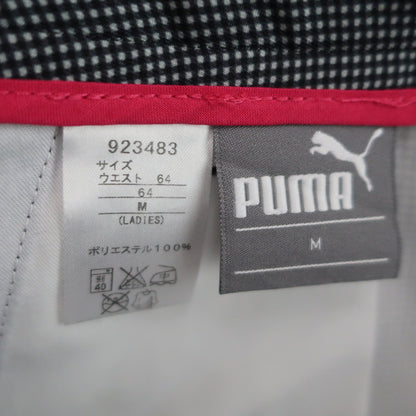 PUMA GOLF(プーマゴルフ) スカート 黒チェック レディース M A