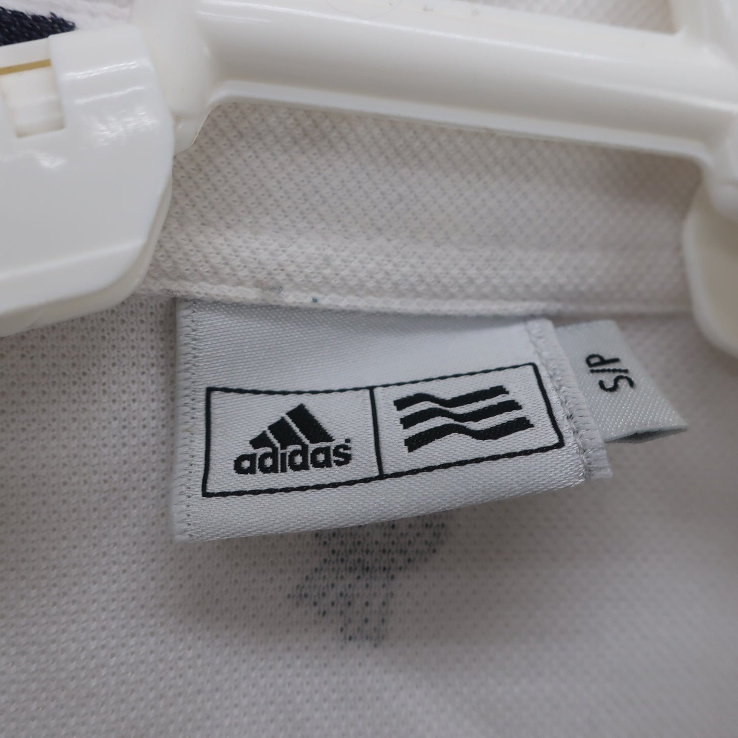 adidas(アディダス) 長袖ポロシャツ 白ネイビー レディース S/P B