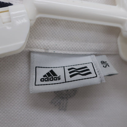 adidas(アディダス) 長袖ポロシャツ 白ネイビー レディース S/P B