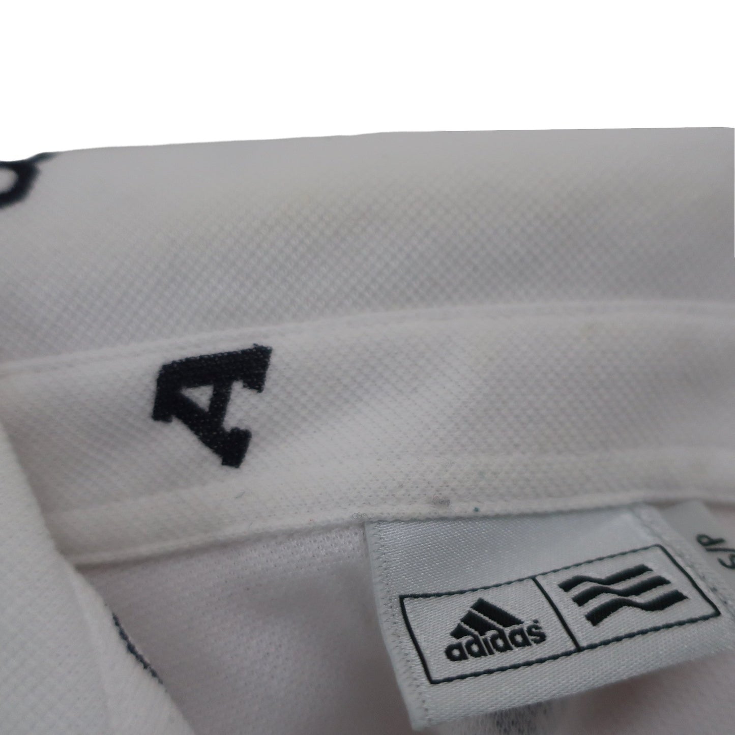 adidas(アディダス) 長袖ポロシャツ 白ネイビー レディース S/P B