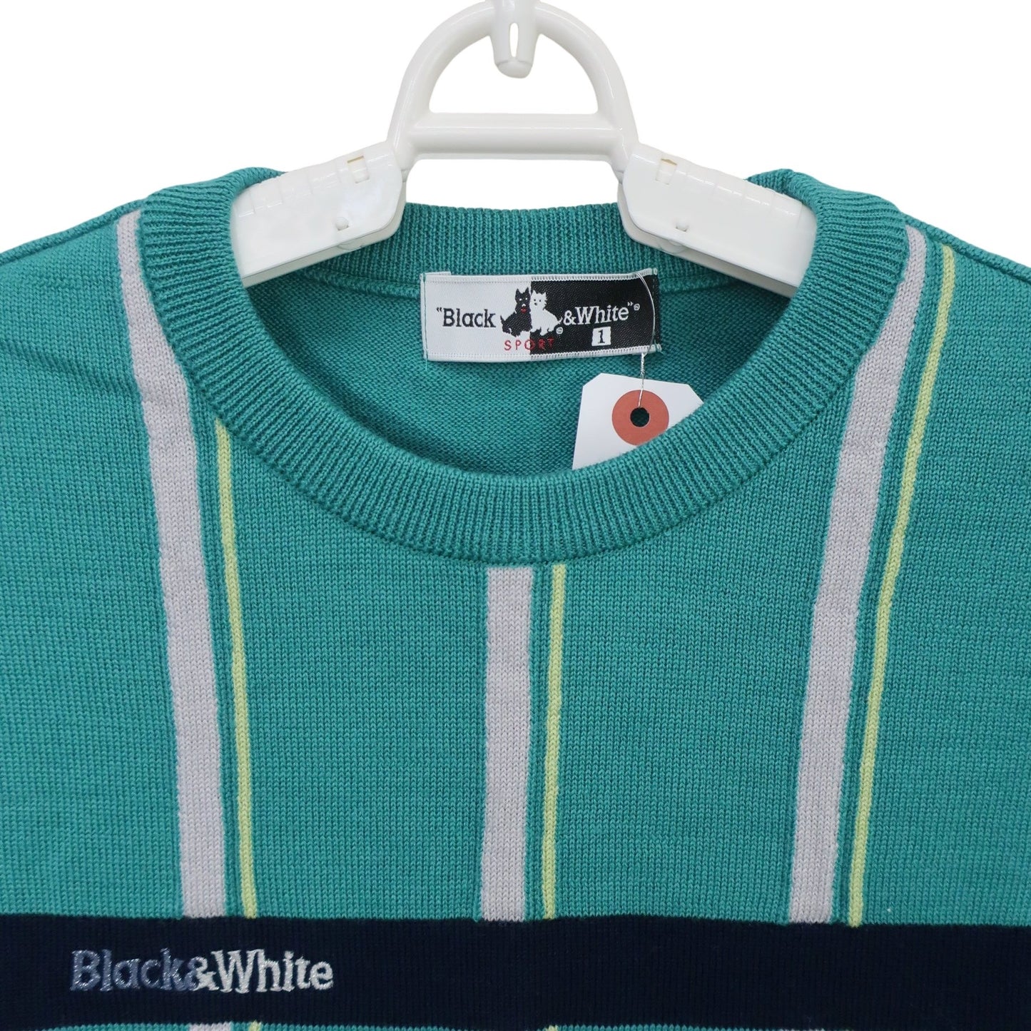Black & White(ブラック&ホワイト) ニットベスト エメラルドグリーン レディース 1 A