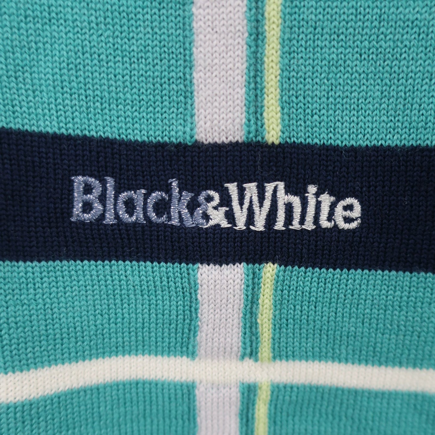 Black & White(ブラック&ホワイト) ニットベスト エメラルドグリーン レディース 1 A