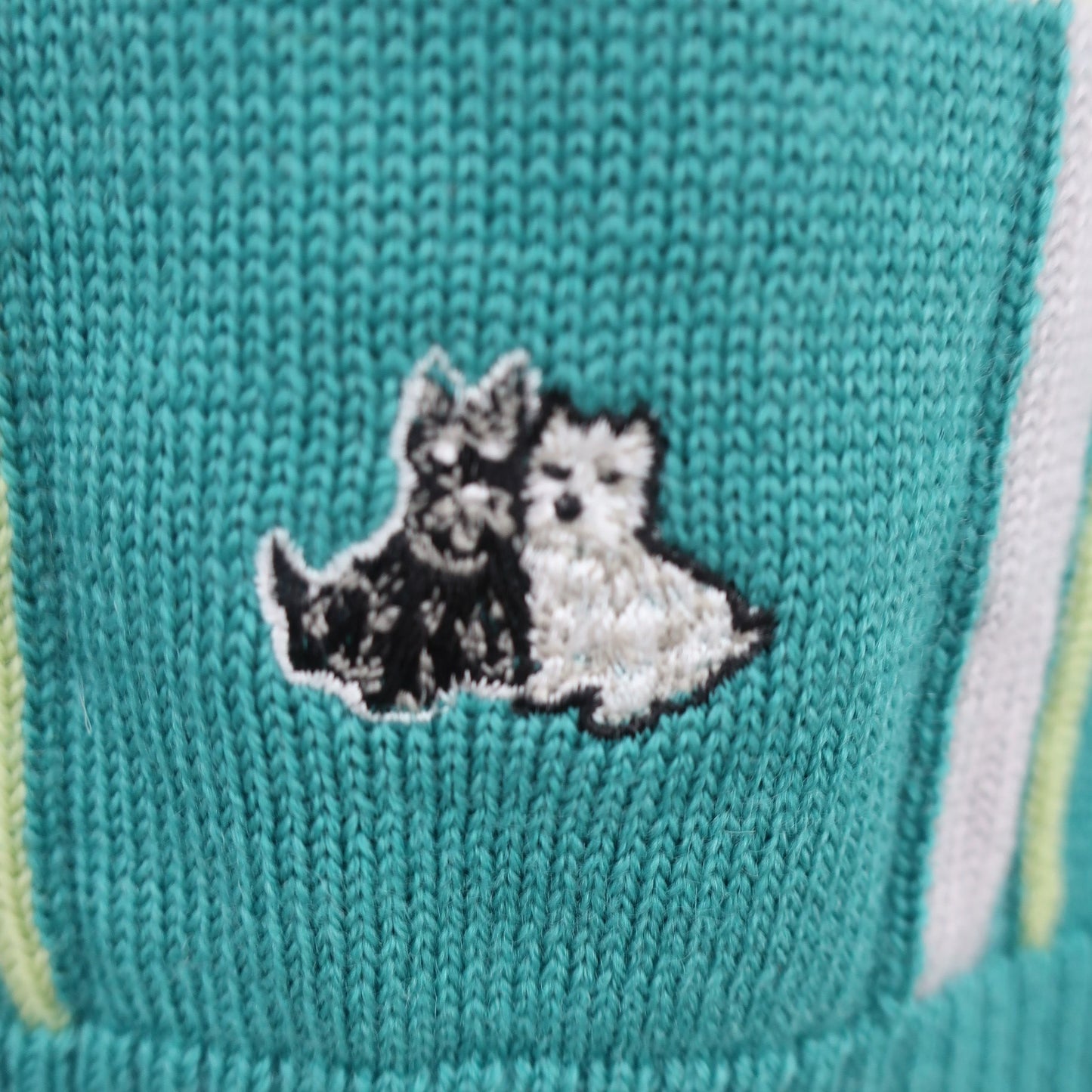 Black & White(ブラック&ホワイト) ニットベスト エメラルドグリーン レディース 1 A