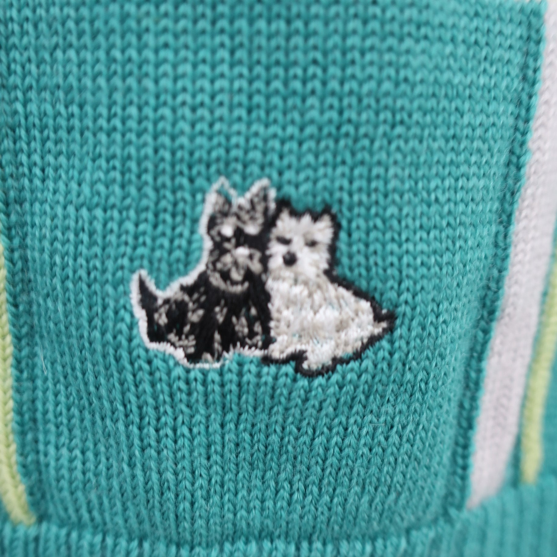 Black & White(ブラック&ホワイト) ニットベスト エメラルドグリーン レディース 1 A