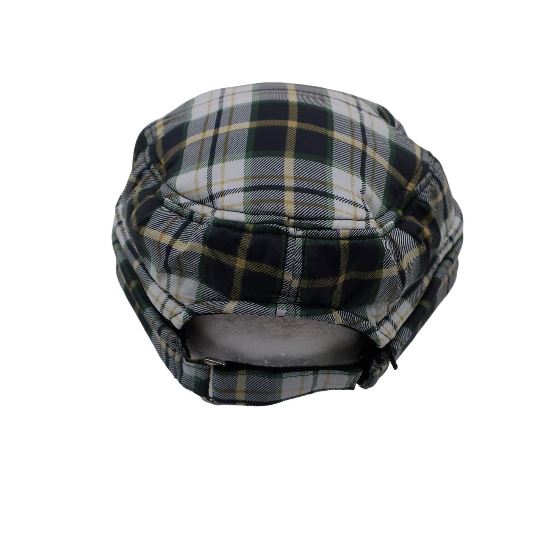 Black & White(ブラック&ホワイト) キャスケット帽 緑系チェック レディース フリーサイズ A