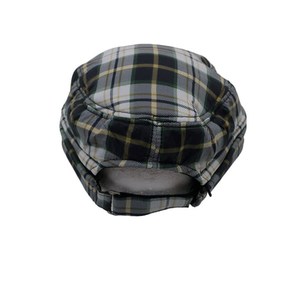Black & White(ブラック&ホワイト) キャスケット帽 緑系チェック レディース フリーサイズ A