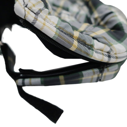 Black & White(ブラック&ホワイト) キャスケット帽 緑系チェック レディース フリーサイズ A