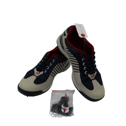 MASTER BUNNY EDITION(マスターバニーエディション) ゴルフシューズ ベージュ×ネイビー レディース 23.0cm 158-7992204 A