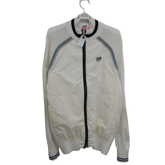 MASTER BUNNY EDITION(マスターバニーエディション) ニットジャケット 白 メンズ 5 158-172100 B