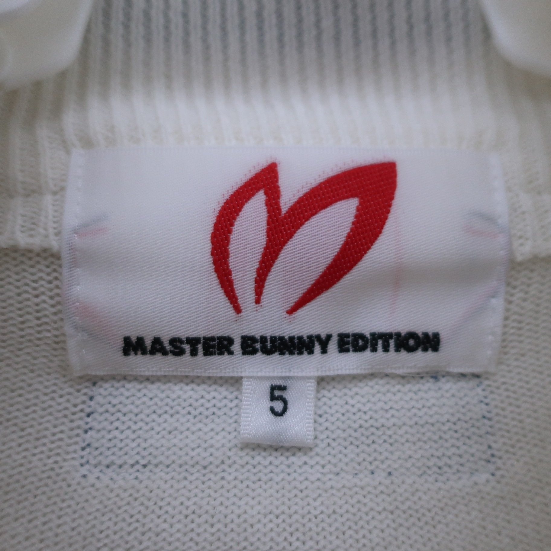 MASTER BUNNY EDITION(マスターバニーエディション) ニットジャケット 白 メンズ 5 158-172100 B