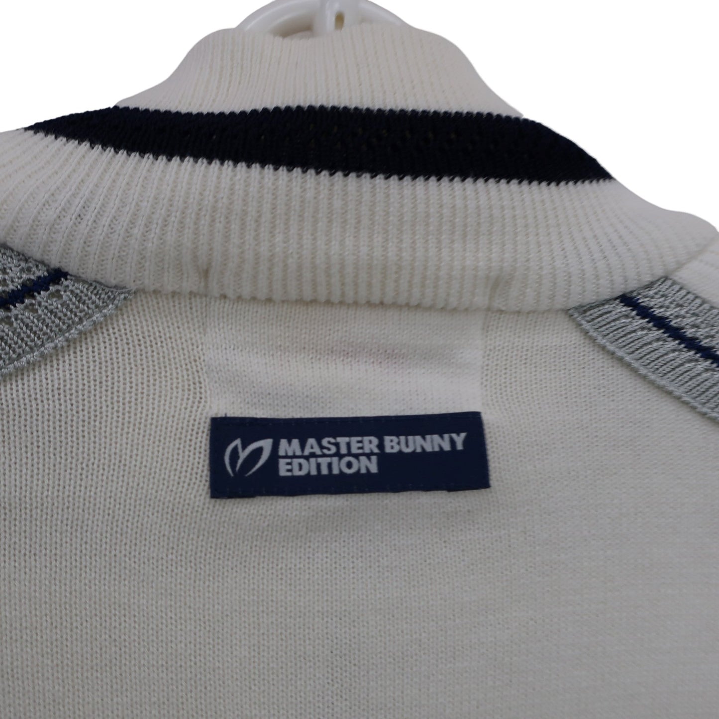 MASTER BUNNY EDITION(マスターバニーエディション) ニットジャケット 白 メンズ 5 158-172100 B