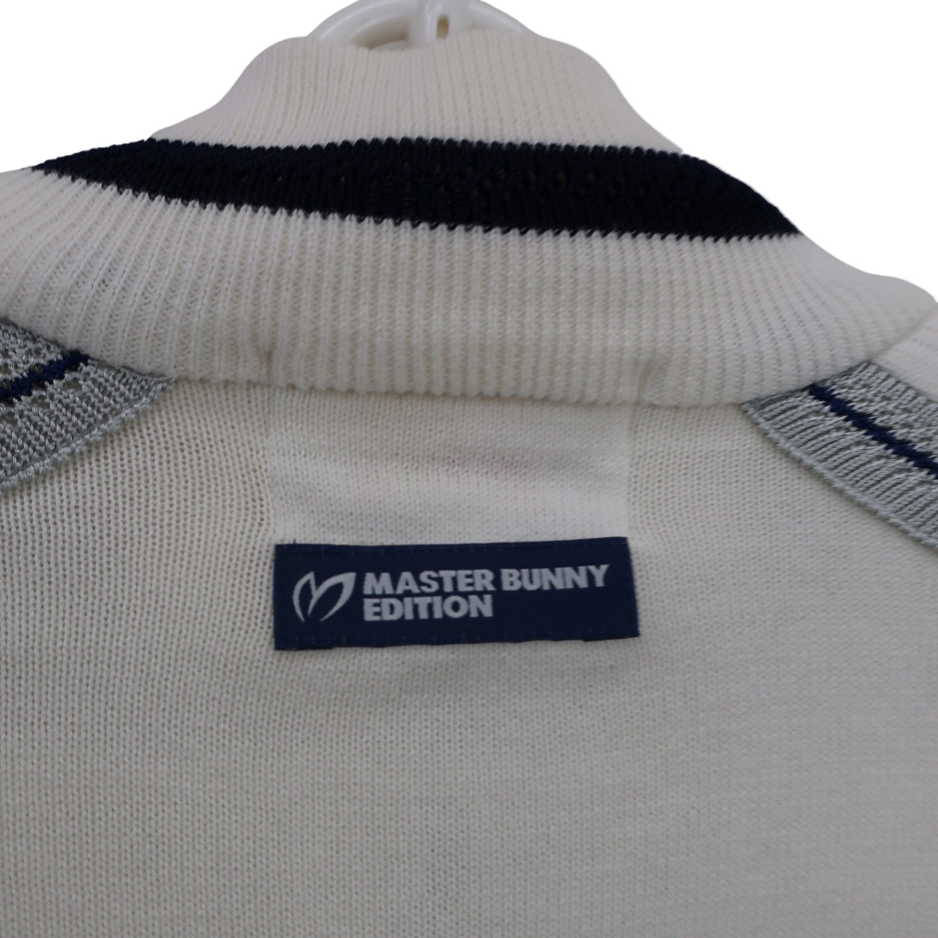 MASTER BUNNY EDITION(マスターバニーエディション) ニットジャケット 白 メンズ 5 158-172100 B