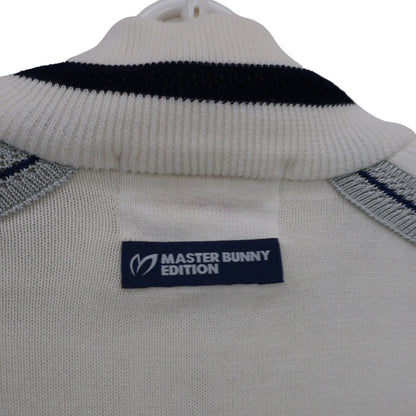 MASTER BUNNY EDITION(マスターバニーエディション) ニットジャケット 白 メンズ 5 158-172100 B