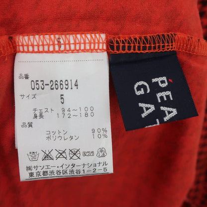 PEARLY GATES(パーリーゲイツ) ハイネックシャツ 赤黒千鳥柄 メンズ 5 053-266914 B