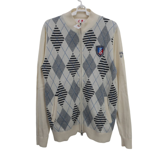 MASTER BUNNY EDITION(マスターバニーエディション) フルジップブルゾン 白 メンズ 5 158-174231 B