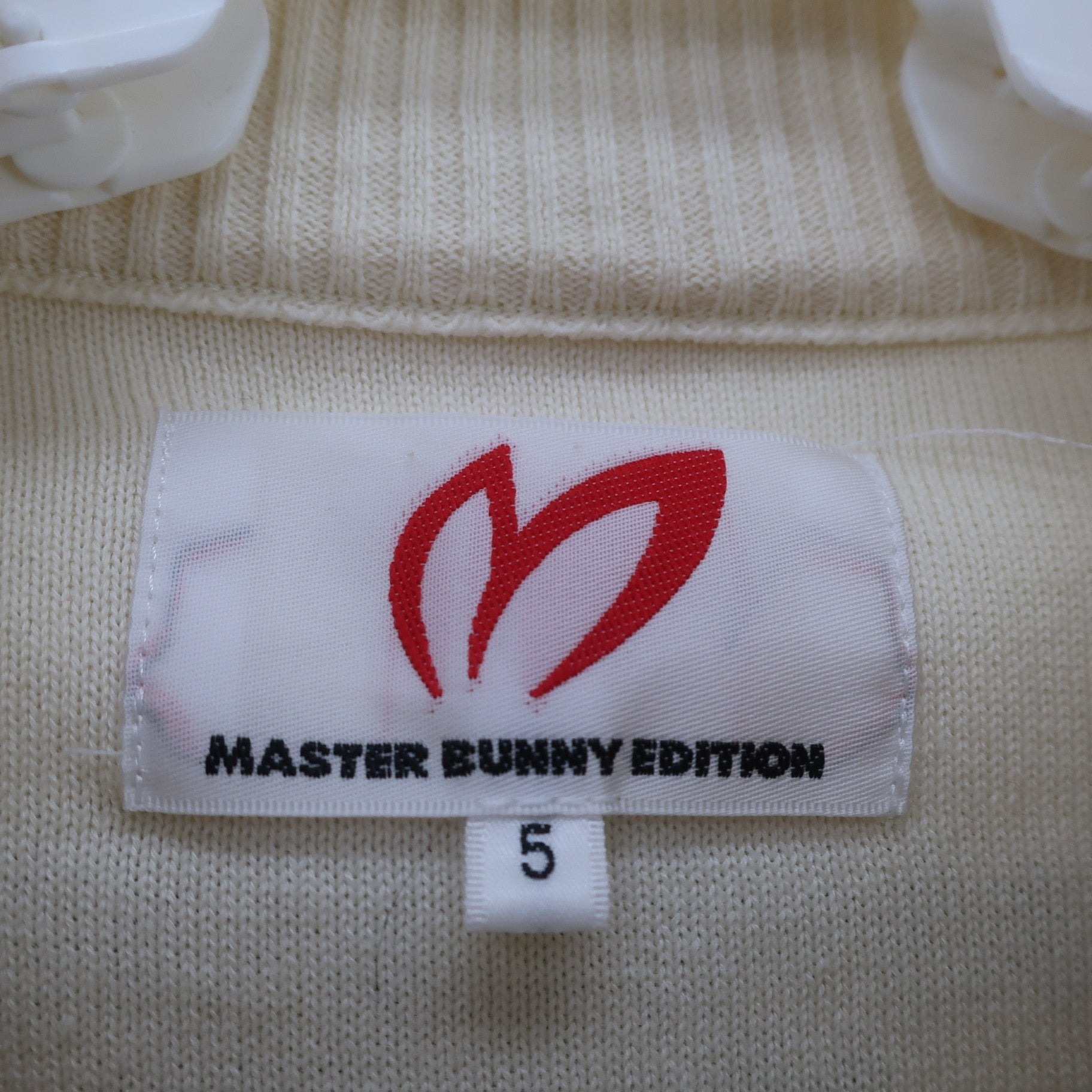 MASTER BUNNY EDITION(マスターバニーエディション) フルジップブルゾン 白 メンズ 5 158-174231 B