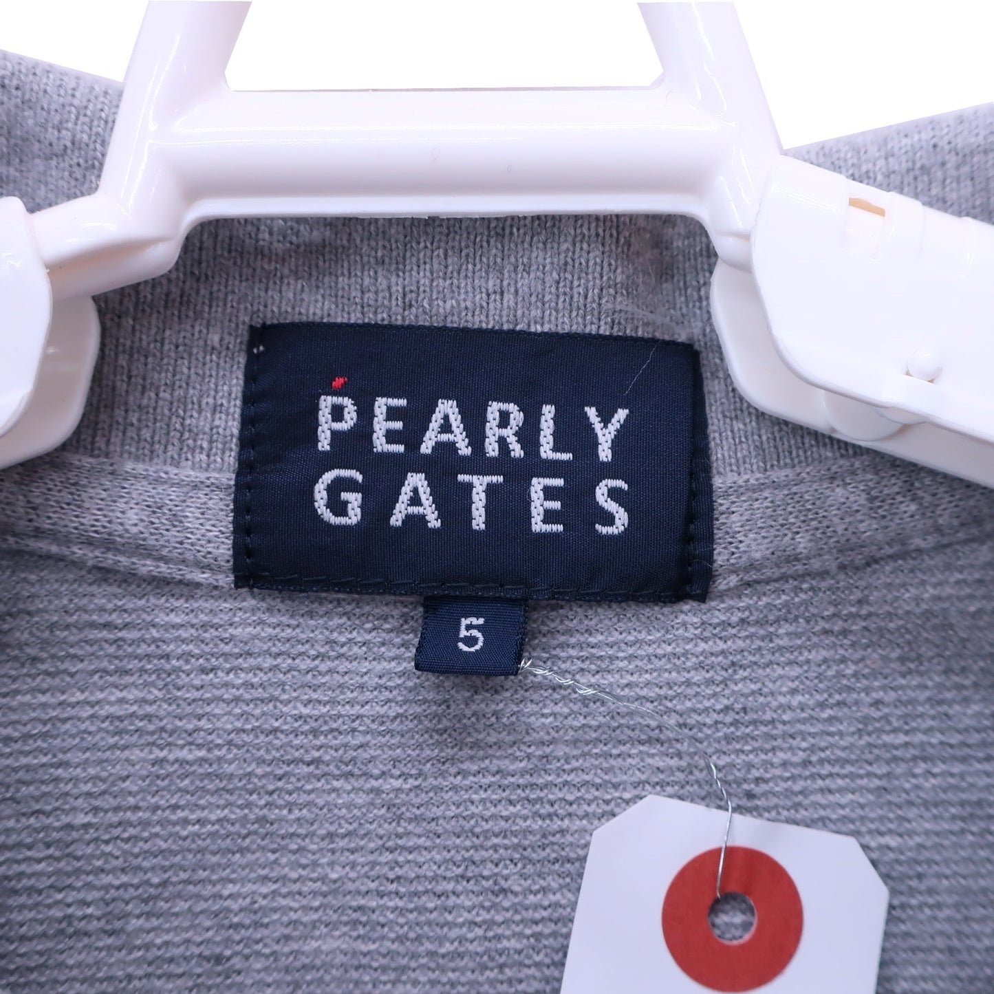 PEARLY GATES(パーリーゲイツ) ポロシャツ グレー メンズ 5 053-160385 A