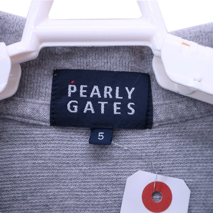 PEARLY GATES(パーリーゲイツ) ポロシャツ グレー メンズ 5 053-160385 A