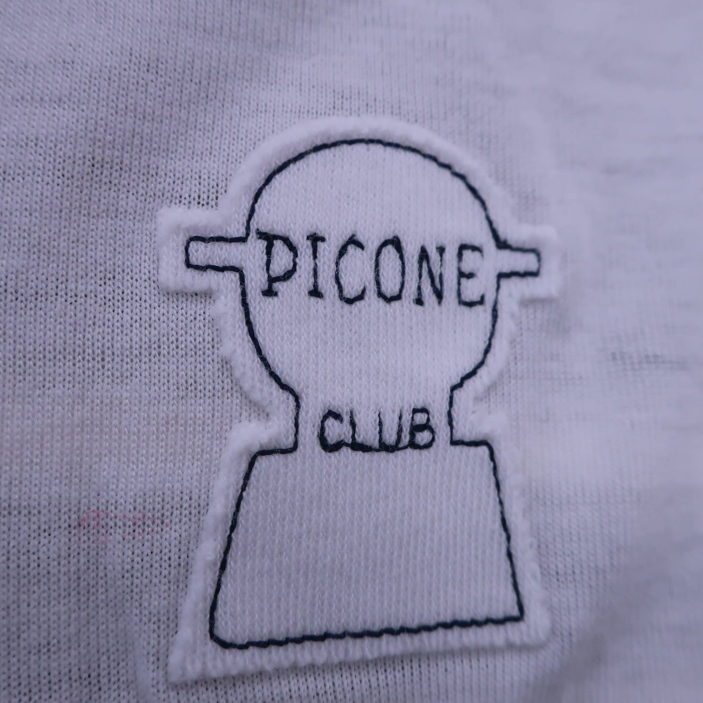 PICONE CLUB(ピコネクラブ) ポロシャツ 白ネイビーボーダー レディース 1 A