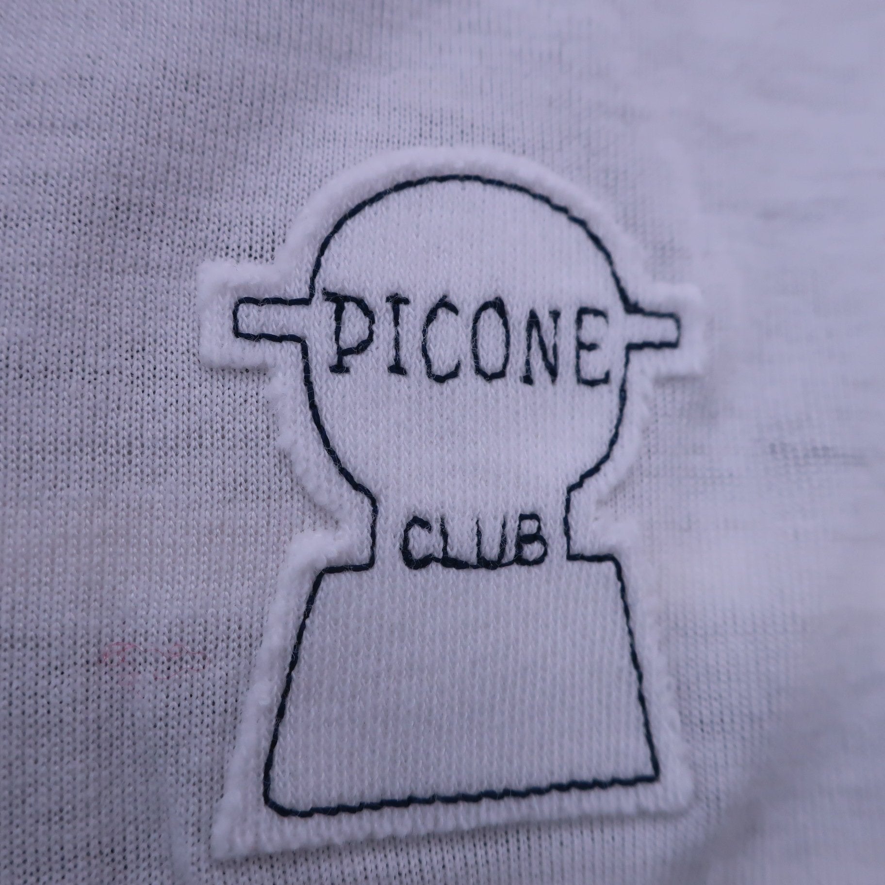 PICONE CLUB(ピコネクラブ) ポロシャツ 白ネイビーボーダー レディース 1 A