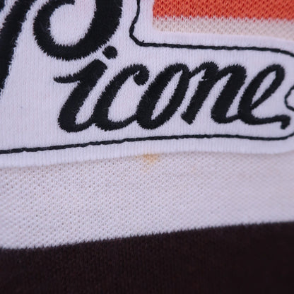 PICONE CLUB(ピコネクラブ) ポロシャツ 白カラフルボーダー レディース 0 A