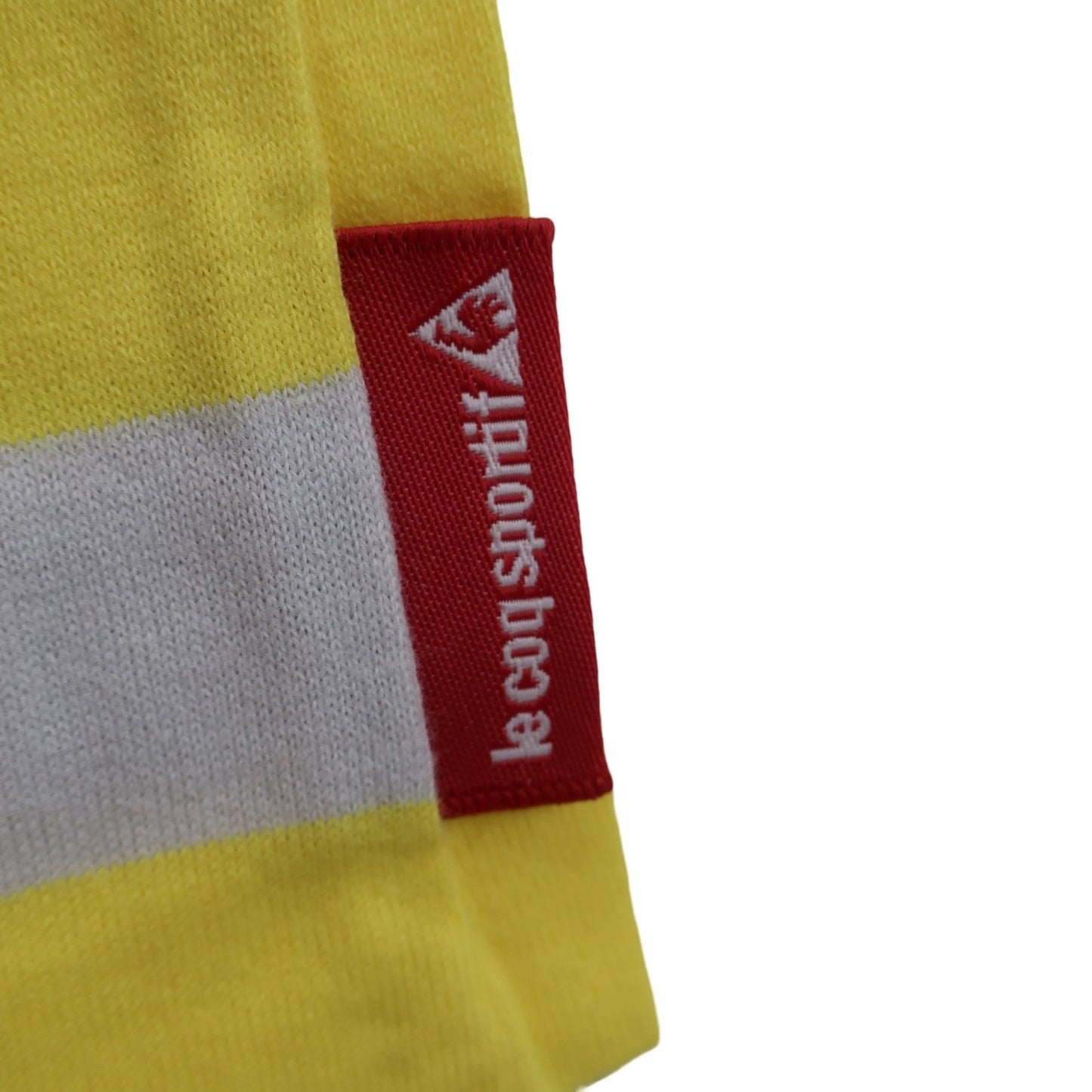 le coq sportif(ルコックスポルティフ) ポロシャツ 黄色グレー レディース L B