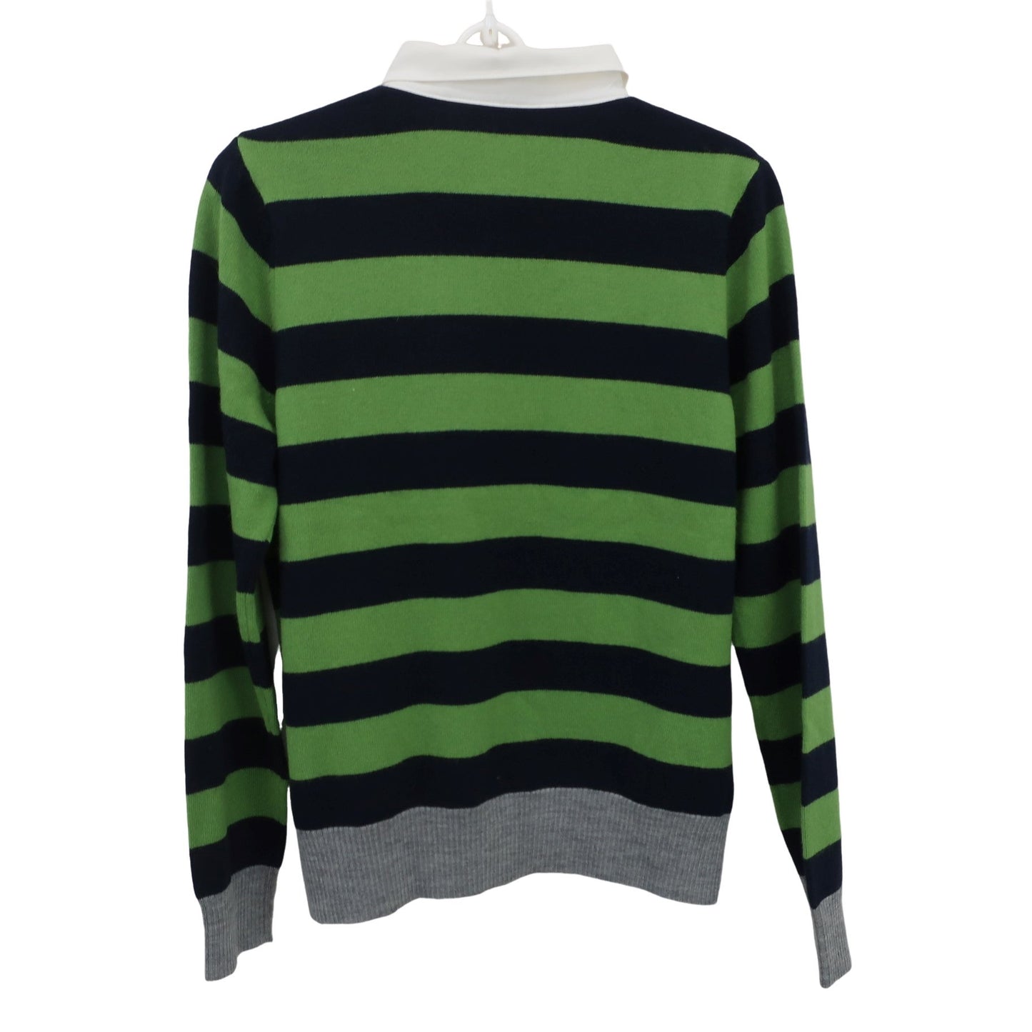 PICONE CLUB(ピコネクラブ) ニットシャツ グリーン ネイビーボーダー レディース 2 A