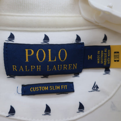Polo by Ralph Lauren(ポロ ラルフローレン) ポロシャツ 白ネイビー メンズ M B