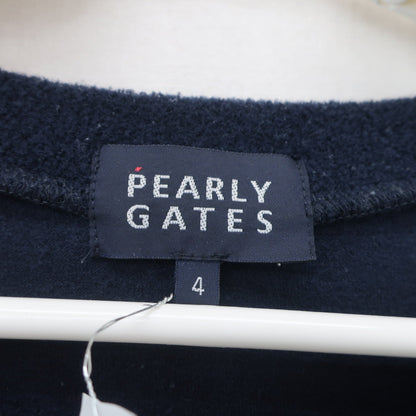 PEARLY GATES(パーリーゲイツ) 半袖ボアシャツ ネイビー メンズ 4 053-6241901 B