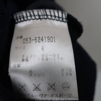 PEARLY GATES(パーリーゲイツ) 半袖ボアシャツ ネイビー メンズ 4 053-6241901 B