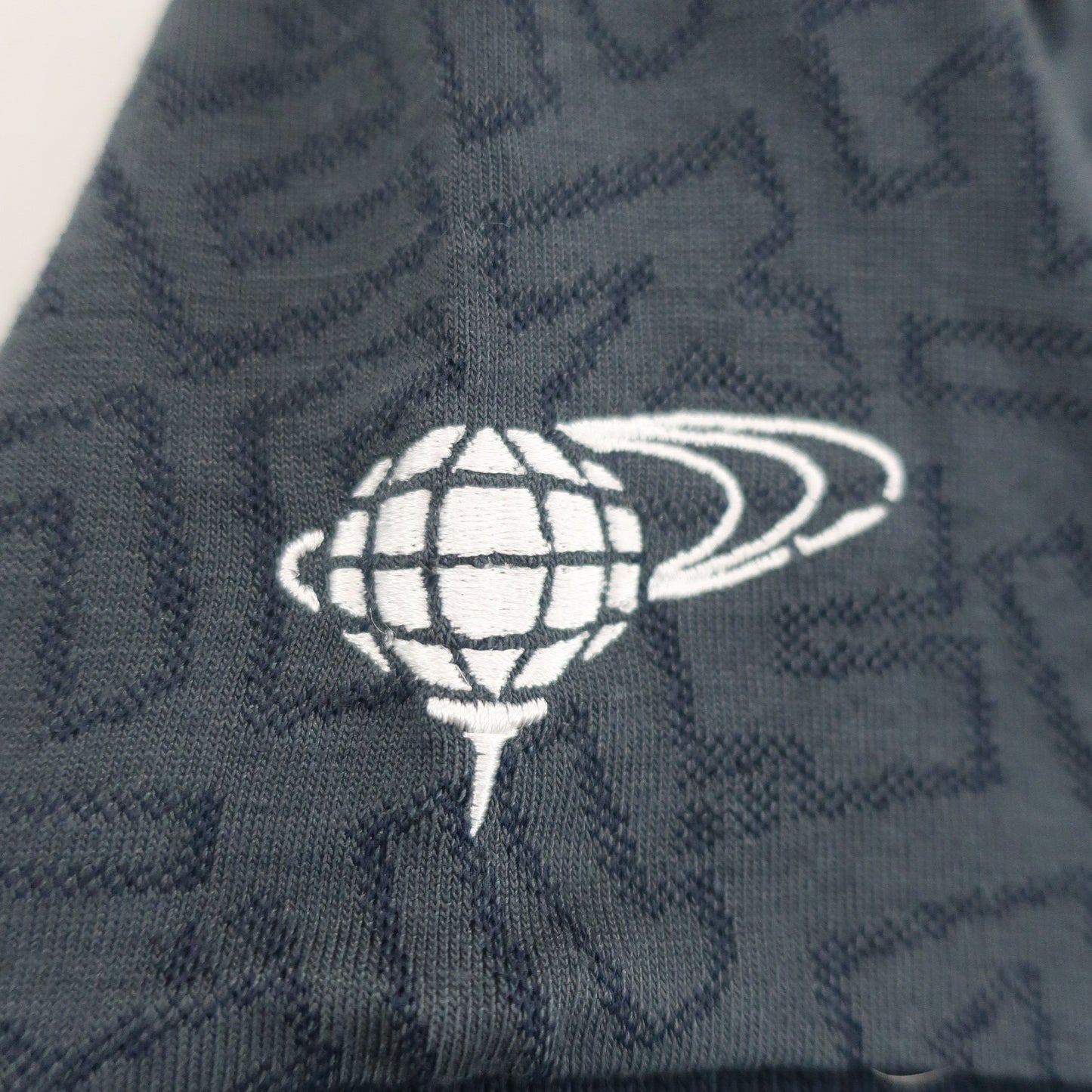 BEAMS GOLF(ビームスゴルフ) ポロシャツ 黒系総柄 レディース M A
