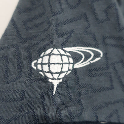 BEAMS GOLF(ビームスゴルフ) ポロシャツ 黒系総柄 レディース M A