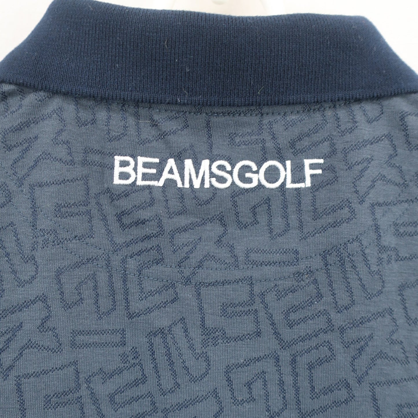 BEAMS GOLF(ビームスゴルフ) ポロシャツ 黒系総柄 レディース M A
