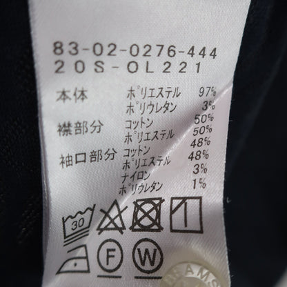 BEAMS GOLF(ビームスゴルフ) ポロシャツ 黒系総柄 レディース M A