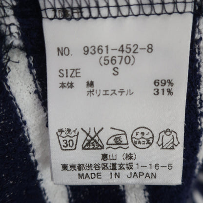MAULOA GOLF(マウロアゴルフ) ノースリーブポロシャツ ネイビー白ボーダー レディース S B