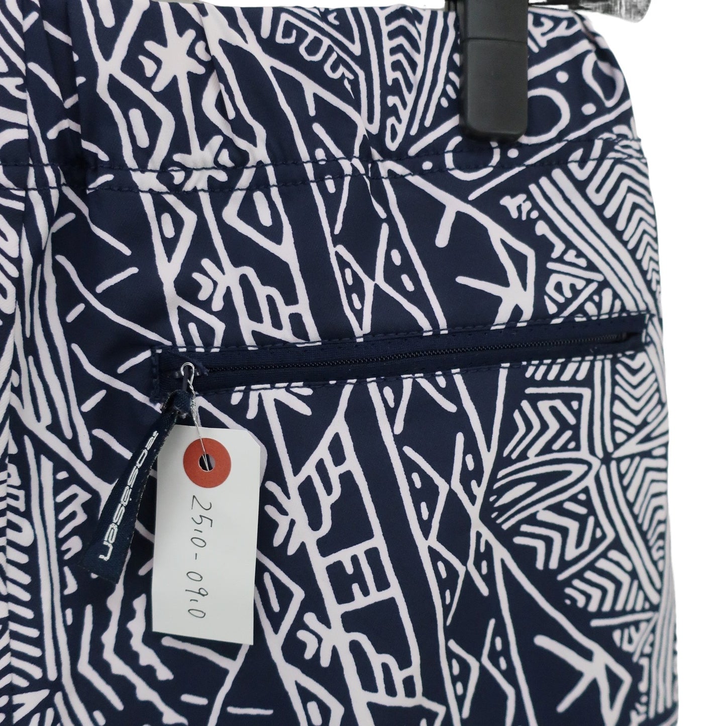 Rosasen(ロサーセン) ショートパンツ ネイビー白総柄 レディース S A