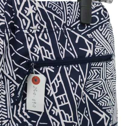 Rosasen(ロサーセン) ショートパンツ ネイビー白総柄 レディース S A