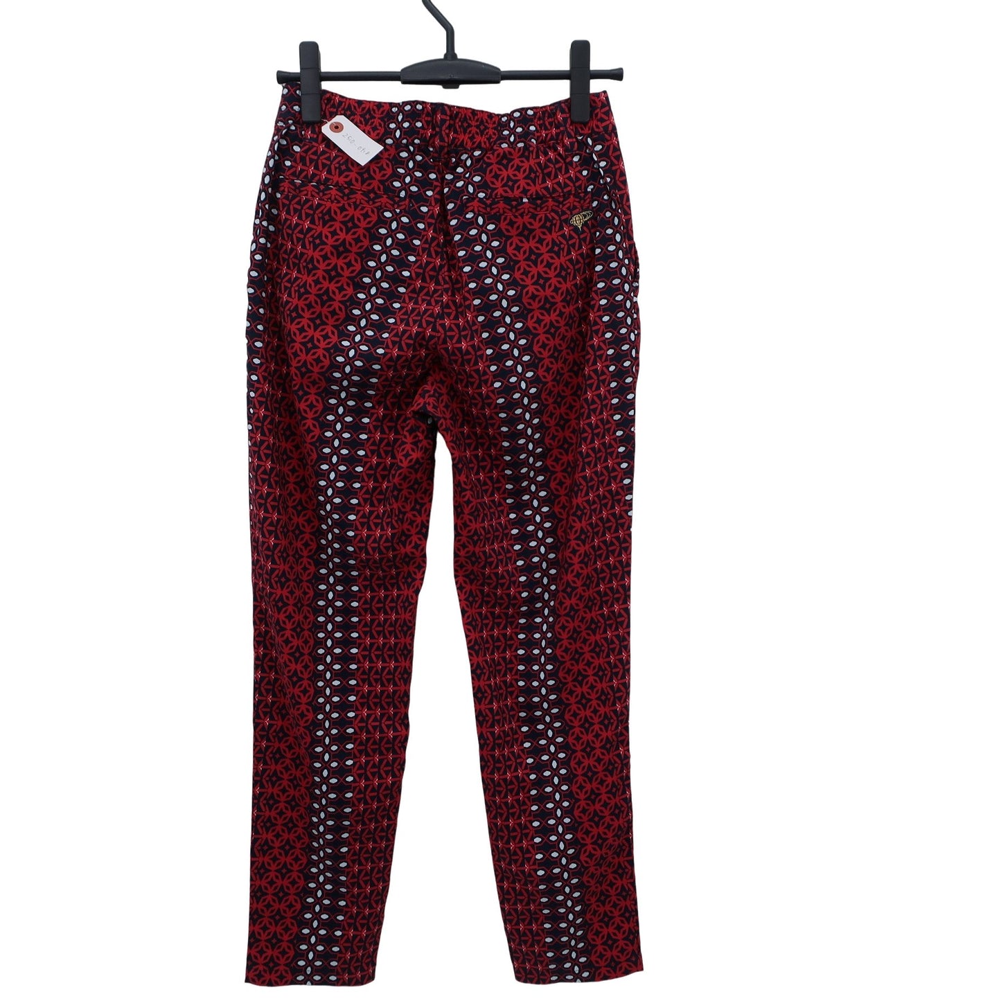 BEAMS GOLF(ビームスゴルフ) パンツ 赤ネイビー総柄 レディース S A
