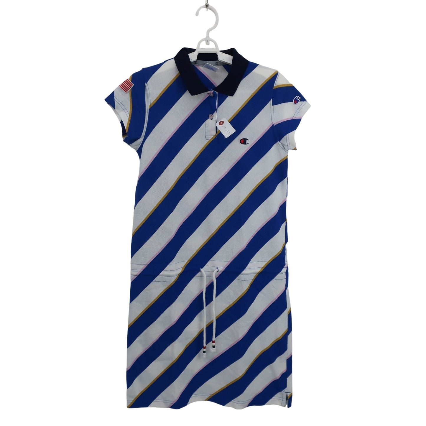 Champion(チャンピオン) ワンピース 青白 レディース MEDIUM A