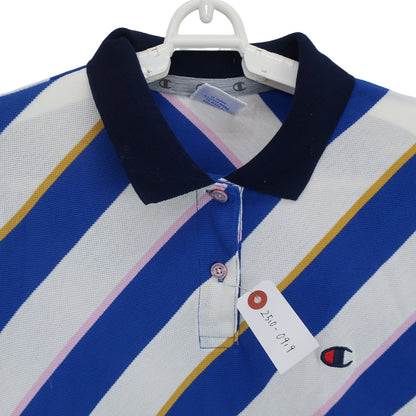 Champion(チャンピオン) ワンピース 青白 レディース MEDIUM A