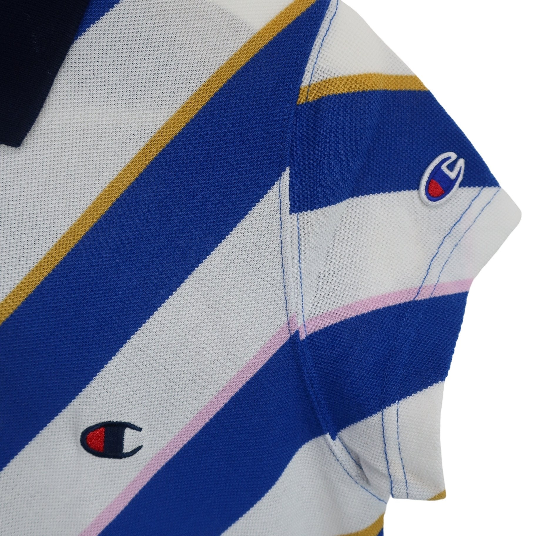 Champion(チャンピオン) ワンピース 青白 レディース MEDIUM A