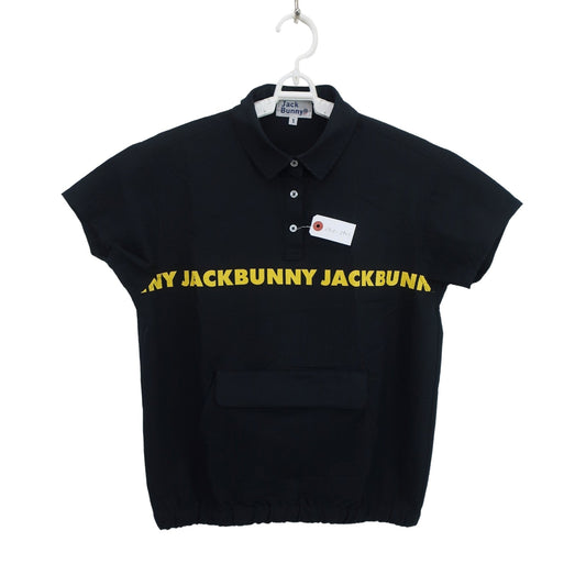 Jack Bunny(ジャックバニー) ポロシャツ 黒 レディース 1 263-0160368 A